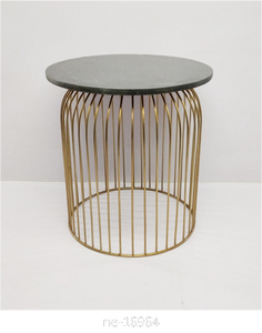 Mesa de centro de trípode de metal portátil versátil moderna para el hogar y el jardín Muebles de sala de estar con estilo - Product Image 4