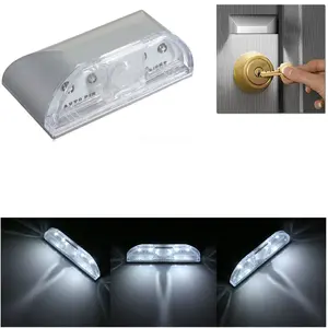 Bateria operado infravermelho sem fio Auto Lampara LED Sensor Luz Roja Motion Detector Porta Keyhole Light Door Lock Keyhole Lamp