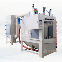 Table rotative robuste Blaster Max 500mm de hauteur pour composants en titane aérospatial PLC et machine de sablage à noyau de moteur