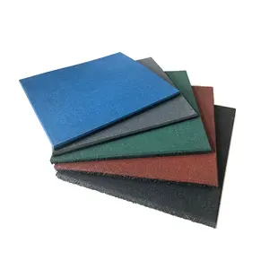 China supplier Premium SBR Fitness Gym Rubber Flooring Tile
