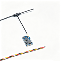 Récepteur Nano BAYCKRC ELRS 2.4G PA+LNA 100mW avec Télémétrie et Protocole CRSF, Mini RX Longue Portée pour Drone FPV Whoop Cinewhoop