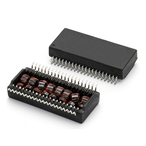 5g 10g SMD Lan mô-đun Chất lượng cao bán buôn 1000Base-T đôi cổng SMT magnetics Lan biến áp - Product Image 5