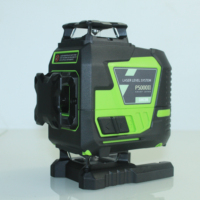 Offre Spéciale Niveau Laser Rotatif Autonivelant à Faisceau Vert 4D 16 Lignes de Qualité Industrielle avec Batterie au Lithium, Portée de Travail 20m, Précision 1mm/7m