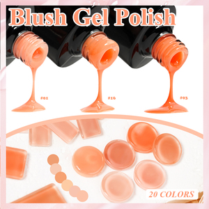 Vernis Gel <span class=keywords><strong>BD</strong></span> Blush Nouveau Vernis à Ongles UV en Gel Rose Nude Transparent Effet Givre Légèrement Rosé 15ml Idéal pour les Salons de Manucure et le DIY - Product Image 4