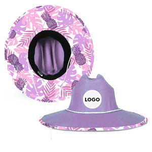 Rộng vành tùy chỉnh in mùa hè bãi biển Mens và phụ nữ Mũ Rơm thăng hoa thủ công 2025 Sản phẩm mới - Product Image 3