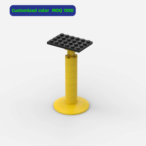 Kreative Baustein-Spielzeuge, Zusammengebaute ABS <span class=keywords><strong>Mini</strong></span> Modell Spielzeugautos Display Ständer Montage für Kinder Baustein-Sets - Product Image 3