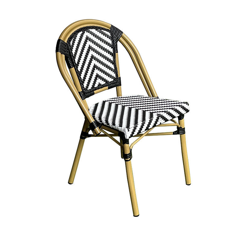 Chaise C, modèle 3 (cadre en aluminium épais, rotin PE de haute qualité)