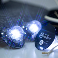Sous-verre lumineux LED personnalisable en plastique, autocollant étanche pour tasses, fournitures de fête de Noël et d'anniversaire pour marché nocturne et stand de bar