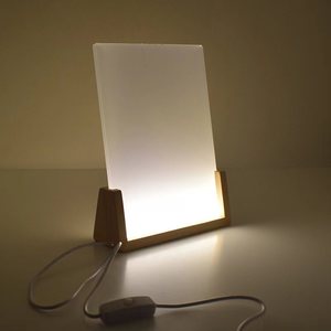 Best Selling Qualisub LED Light USB <strong>8x6</strong>" Acrylic <strong>Photo</strong> <strong>Frame</strong> with Wood Bottom Sublimation Acrylic <strong>Photo</strong> <strong>Frame</strong> Blanks - Product Image 2