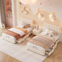 Meubles de maison coloré pour enfants/bébés, ensemble d'accessoires de chambre à coucher, voiture et lit, mignon