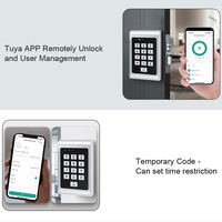 SZMYQ Tuya Smart Home Product Système de contrôle d'accès automatique WiFi par clavier RFID, accès à distance, mots de passe temporaires, étanche IP66