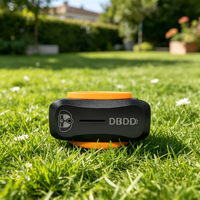 Collier GPS intelligent pour chien en silicone et plastique avec suivi en temps réel, alertes géofences, lumière LED, messages sonores, moniteur de santé et diagnostic IA
