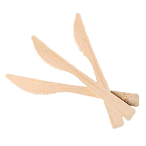 Eco-Friendly 100-<b>Pack</b> 170mm Portable Bamboo Cutlery Degradable Natural Biodegradable Wooden Knife Spoon Tableware Modern Travel - Product Image 1