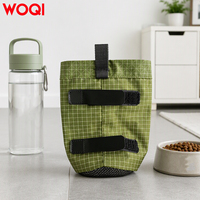WOQI Pochette Portable en Oxford pour Bouteille d'Eau et Téléphone, à Suspendre sur Épaule, Accessoire d'Extension pour Randonnée et Escalade, Fixation Externe