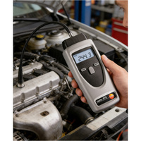 470 Precision Optical Handheld Contact Tachometer Digital Display High-Precision Speed Tester Industrial Motor Speed Measurement