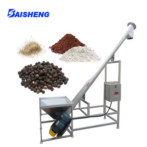 Konveyor Sekrup Portabel Laris Manis dengan Hopper, Konveyor Sekrup Pengumpan Miring dari Baja Tahan Karat untuk Industri Makanan - Product Image 2