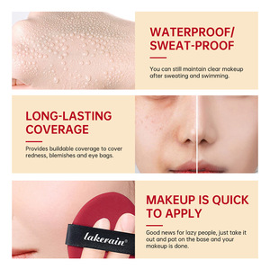Mayorista Ilumina Hidratante <span class=keywords><strong>Cc</strong></span> Crema Maquillaje Corrector Impermeable Blanqueamiento Mushroom Cojín Base Líquida BB <span class=keywords><strong>Cream</strong></span> - Product Image 5