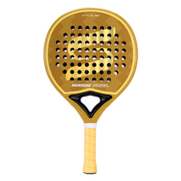 Raquette de padel professionnelle haute performance, OEM personnalisée, fibre de carbone 3K/12K/18K/24K, noyau EVA, légère, ambidextre, précise