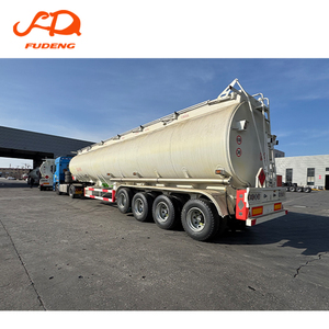 Semirremolque Multicompartimento de 4 Ejes FUDENG <span class=keywords><strong>Group</strong></span> 54000L de Acero al Carbono para Transporte de Gasolina y Diésel - Product Image 4