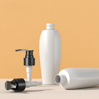 Flacons de cosmétiques personnalisés de 200 ml avec pompe à lotion, contenants pour produits de soin personnel, emballages de savon liquide, flacons en plastique blancs, flacon de shampoing