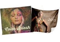 Impression de bannières en tissu personnalisées, bannières artistiques en tissu pour événements musicaux, branding créatif, affichage en studio et décoration intérieure
