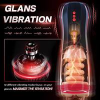 Godet Masturbateur Masculin à Vibrations Puissantes, Fonction Automatique, Conception Télescopique, Style Avion - Modèle YQ-D355, Marque OEM, 9.7x9.7x30.7cm