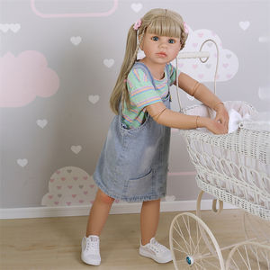 Jolie poupée de 98cm pour fille de 3 à 4 ans, modèle de robe de bébé, <span class=keywords><strong>corps</strong></span> articulé, poupée à collectionner, vente en gros - Product Image 6