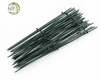 NIF Largement utilisé de qualité supérieure bambou orchidée treillis fleur bâtons orchidée support bâton avec clips