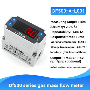 Débitmètre de gaz à micro-courant Jiedingli Automation <span class=keywords><strong>DF500</strong></span> - Débitmètre de masse de gaz - Type thermique - Sortie RS485 - Product Image 3