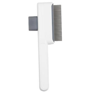 Peine Autolimpiante para Mascotas, Perros y Gatos, 19 cm, Material ABS, Herramienta de Aseo Práctica con Dientes Desenredantes - Product Image 1