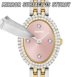 Reloj de Cuarzo de Lujo para Mujer, en Oferta, Resistente al Agua 5ATM, Esfera Ovalada, Correa de Acero Inoxidable, Estilo Ejecutivo Minimalista, de Buceo - Product Image 3