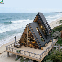 ANCSEM Maison préfabriquée triangulaire en aluminium, moderne, écologique, durable, de luxe, personnalisable, pour les vacances