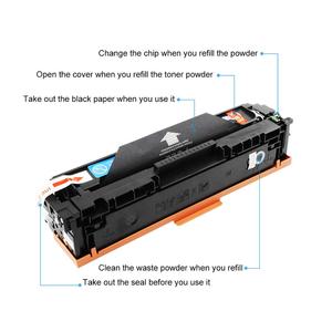Tóner para HPS Colour <span class=keywords><strong>LaserJet</strong></span> Pro CF403 M-270-MFP CF401 252n M 270MFP 201 A, kits de recarga de tóner láser negro - Product Image 3