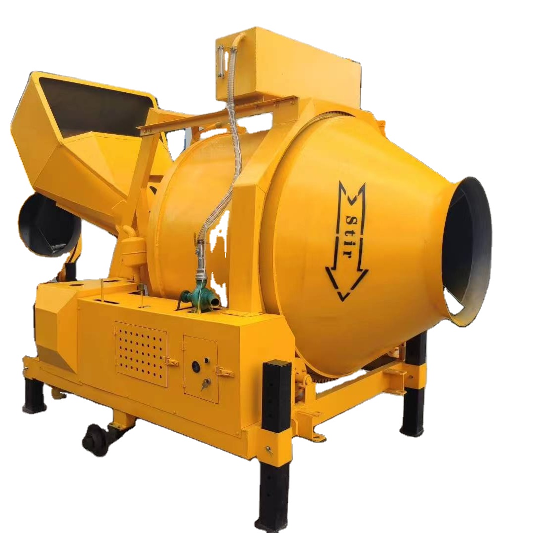 Китай, лидер продаж, JZR500, полностью дизельный двигатель, мощность, гидравлическая подача, бетономешалка высокой мощности, Бетономешалка