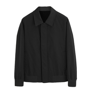 سترة رجالية جديدة بياقة ذات جودة عالية بلون موحد - Product Image 5
