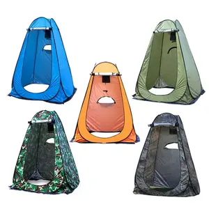 אוהל חדר מקלחת קמפינג נייד חיצוני כמו חדר רחצה ביתי או אוהל פרטיות פופ אפ להלבשה קמפינג טיולי חוף פיקניק