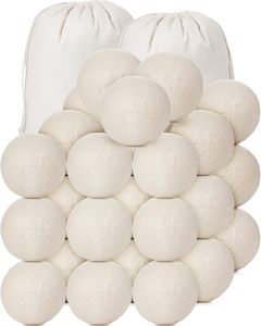 Bolas de Fieltro Absorbentes de Humedad para Ropa, para Lavadora y Secadora, Bolas y Discos de Lavandería - Product Image 3
