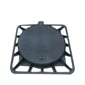 Rainwater Sewer Recess Heavy Duty Resin Sewage Ductile Manhole Cover Cast iron Price Steel Mould