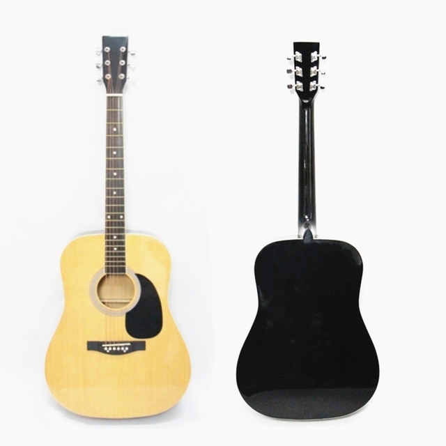 Acoustic Electric Guitar with Solid Spruce Top and Mahogany/Rosewood Sides Catalpa Neck Bass Type Stringed Instrument