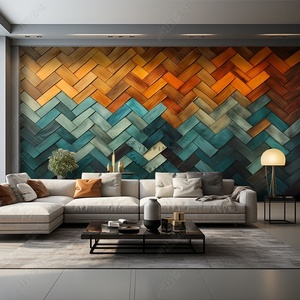 Carta da parati 3d blocco <span class=keywords><strong>astratto</strong></span> geometrico nordico - Product Image 1