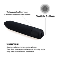 JT Leistungsstarker Bullet-Vibrator mit 10 Modi Tragbarer Mini-Taschen-Vagina-Stimulator Wasserdichtes Superstarkes Erwachsenen-Sexspielzeug für Frauen