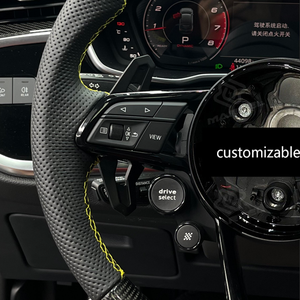 Volante Deportivo Multifunción de Fibra de Carbono Hecho a Mano para <span class=keywords><strong>Audi</strong></span> A3 A4 A5 S5 A6 A7 S7 RS7 A8 Q3 Q5 Q7 TT R8, Personalizado - Product Image 5