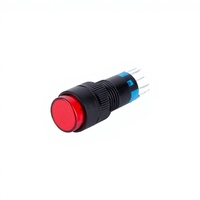 Nouveaux boutons-poussoirs électroniques en plastique auto-bloquants IP65 Série LA39-F APT 12mm pour appareils électroménagers, interrupteur 1NO1NC