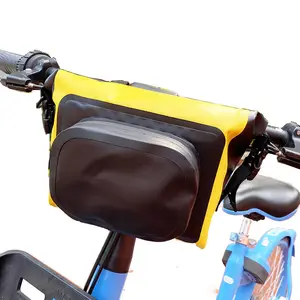 Không thấm Nước Xe Đạp túi phía trước tay lái lưu trữ giỏ khô túi cho đi xe đạp
