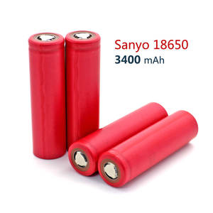 แบตเตอรี่ SAN Li-ion UL18650 <span class=keywords><strong>3</strong></span>.7V 3400mAh แบบชาร์จได้ - Product Image 2