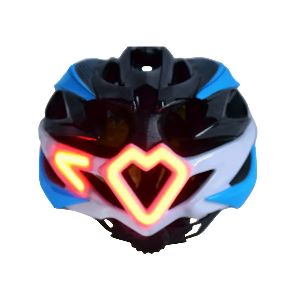 Smart Fernbedienung Lenk helm LED Licht emittierender Fahrrad Fahrrad helm