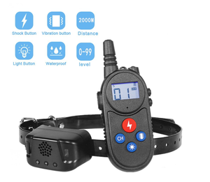 Großhandels preise Wiederauf ladbare regens ichere Rinde Electric Remote Dog Training Collar Pet Training Device - Product Image 2