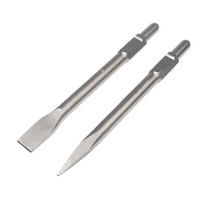 बहु-विनिर्देश स्टील इलेक्ट्रिक पिकअप कुल्हाड़ी चिसल हेक्सागोनल इंगित फ्लैट चिजेल वर्ग 65a पांच छेद ड्रिल बिट 17*280 मिमी diy - Product Image 1