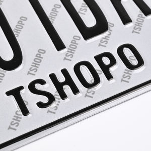 Afrique <span class=keywords><strong>Congo</strong></span> Plaque d'immatriculation de voiture en aluminium gaufré <span class=keywords><strong>film</strong></span> réfléchissant pour moto - Product Image 3