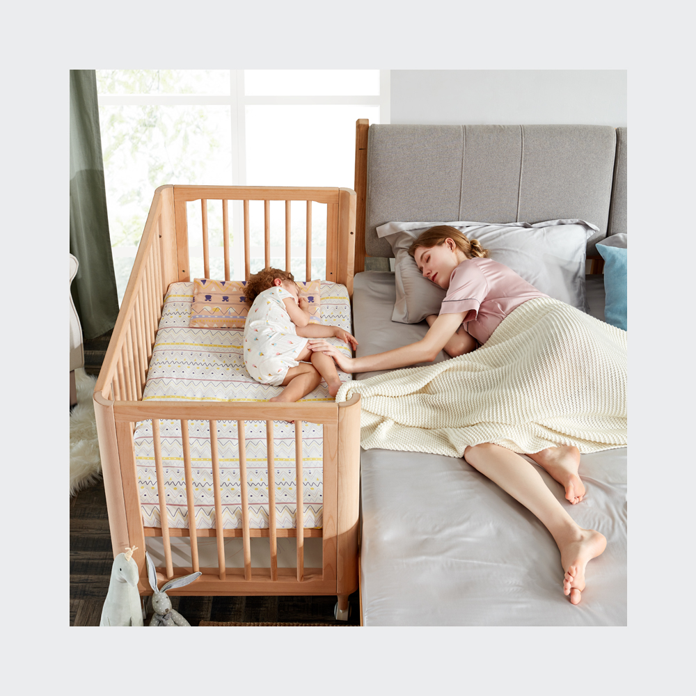 Source New Design Organic Co Sleeper Baby Girl Wooden Cots ...